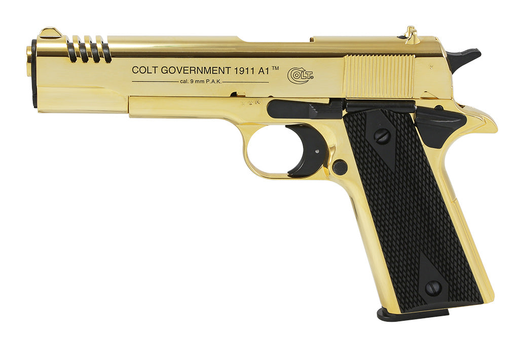 Colt Government 1911 A1 Mattvernickelt 9mm PAK