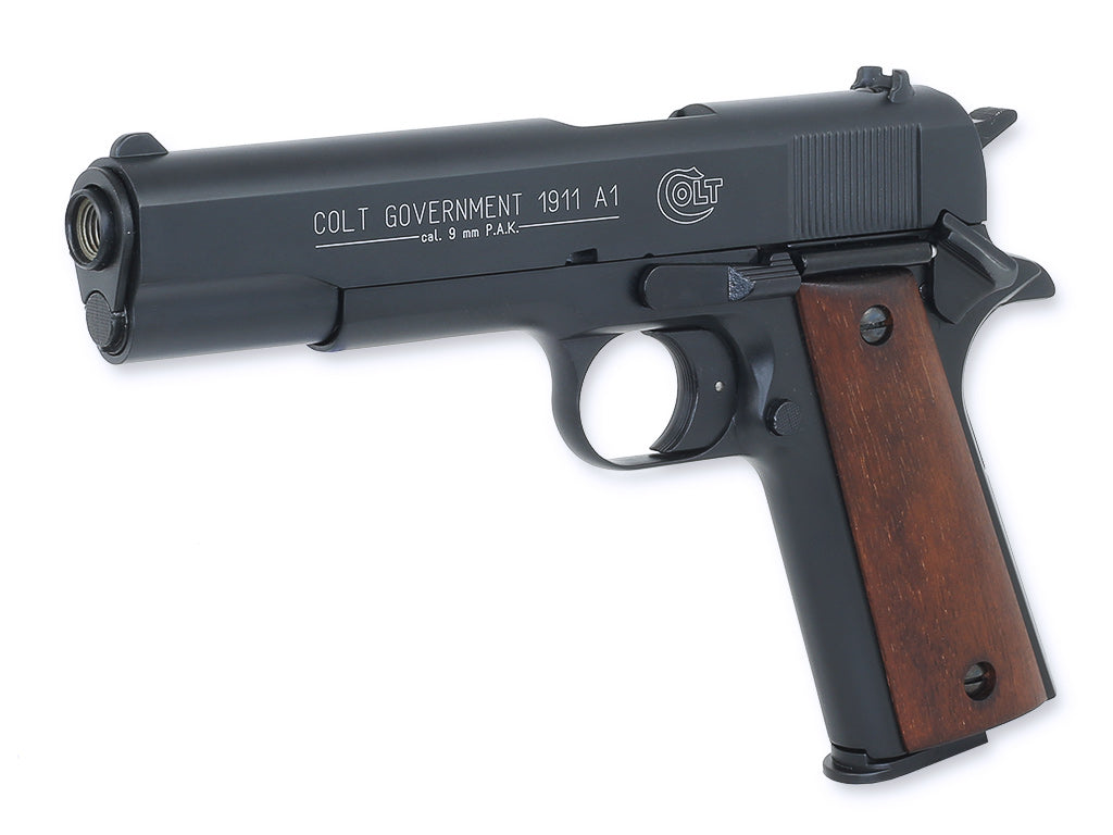 Colt 1911 A1 Schreckschuss Pistole 9mm PAK mit Holzgriffschalen