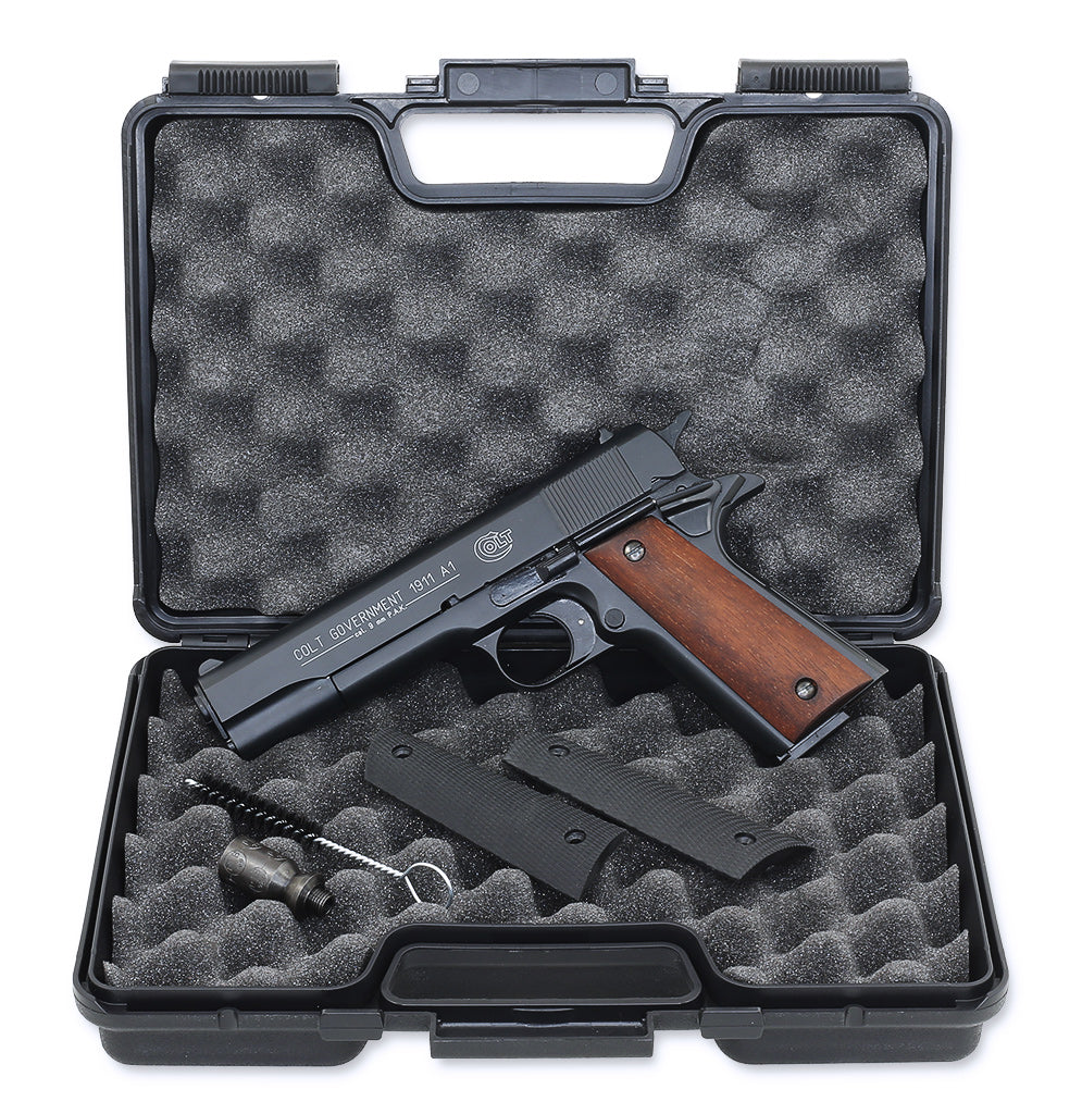 Colt 1911 A1 Schreckschuss Pistole 9mm PAK mit Holzgriffschalen