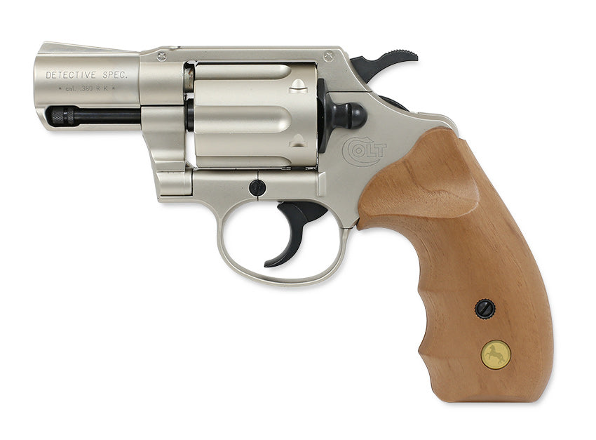 Colt Detective Special Nickel / Holz 9mm RK 