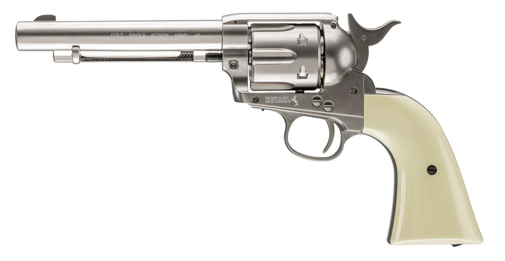 Colt Single Action Army 45 Nickel CO2 Revolver