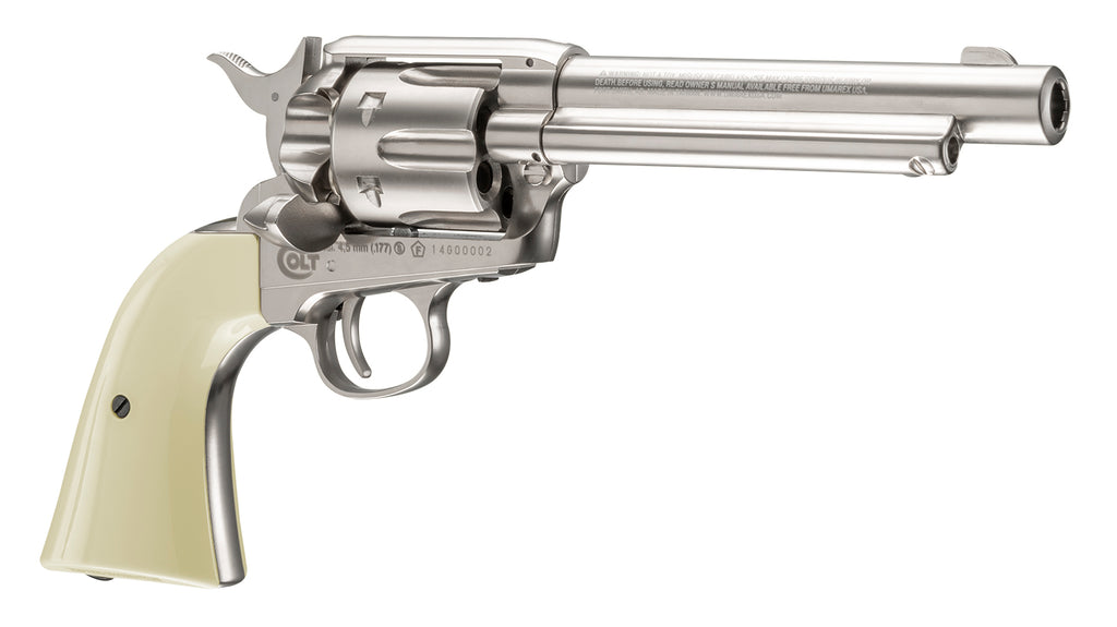 Colt Single Action Army 45 Nickel CO2 Revolver