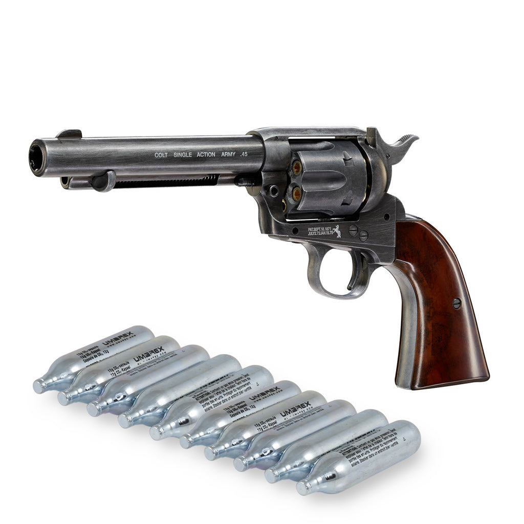 Colt Single Action Army 45 antik CO2 Revolver 4,5mm BB Peacemaker