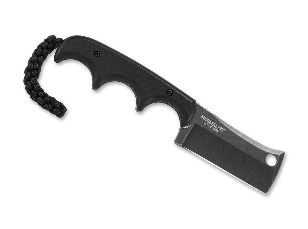 CRKT Minimalist Cleaver Blackout EDC Messer / Neck Knife