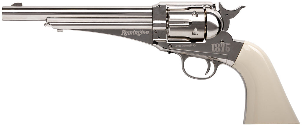 Remington 1875 CO2 Revolver Nickel 4