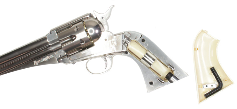 Remington 1875 CO2 Revolver Nickel 4