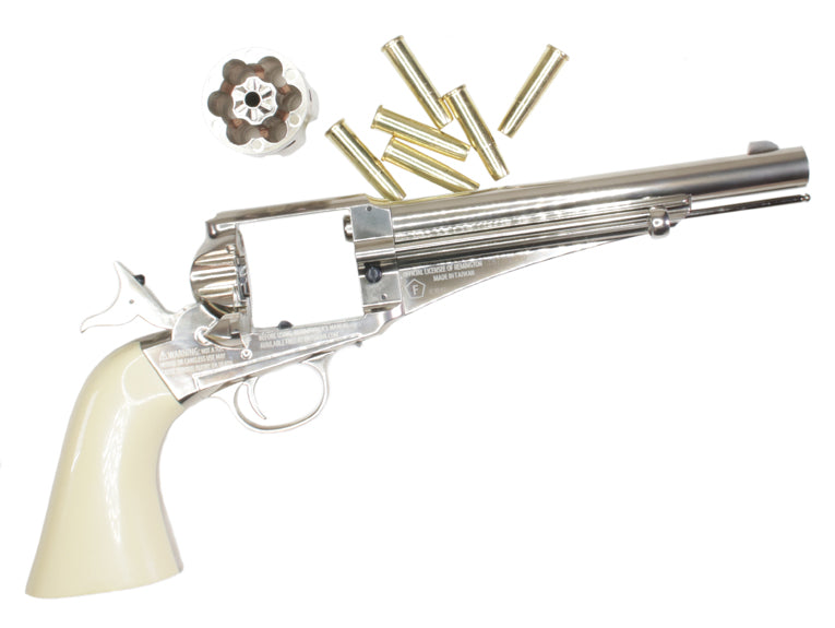 Remington 1875 CO2 Revolver Nickel 4