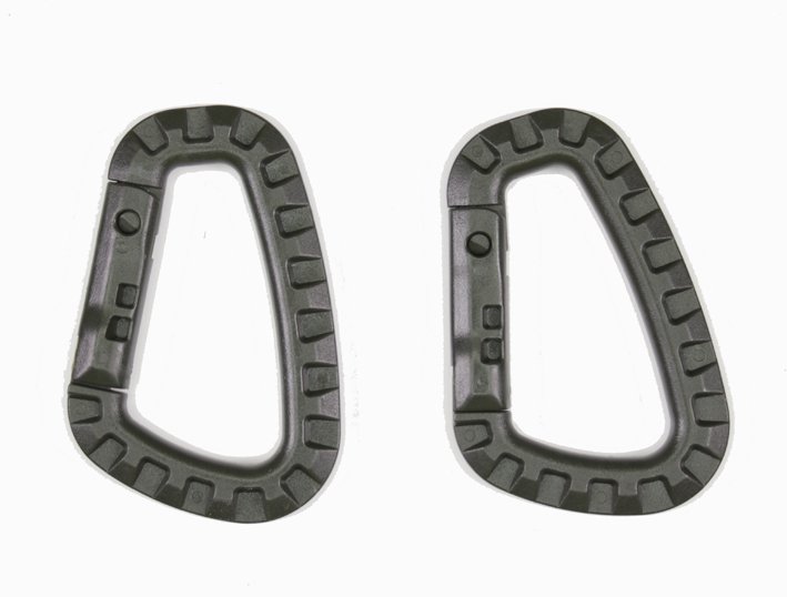 D7 D-Ring Karabiner 2er Pack