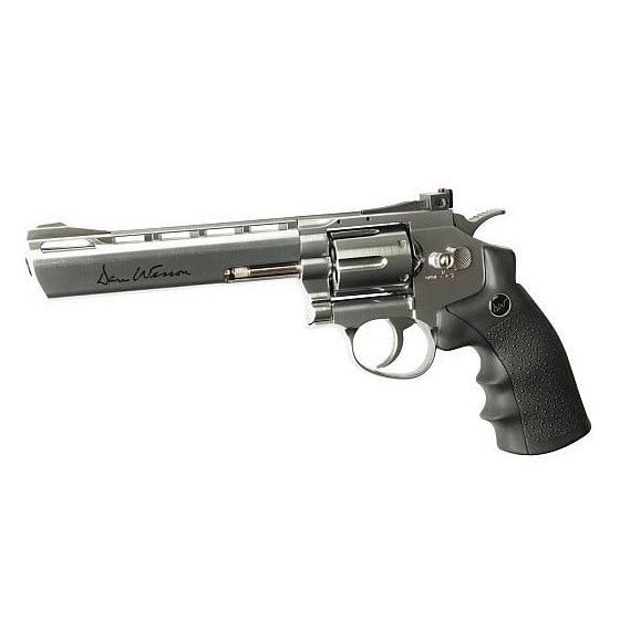 Dan Wesson mit 6 Zoll Lauf Silber 4,50mm BB