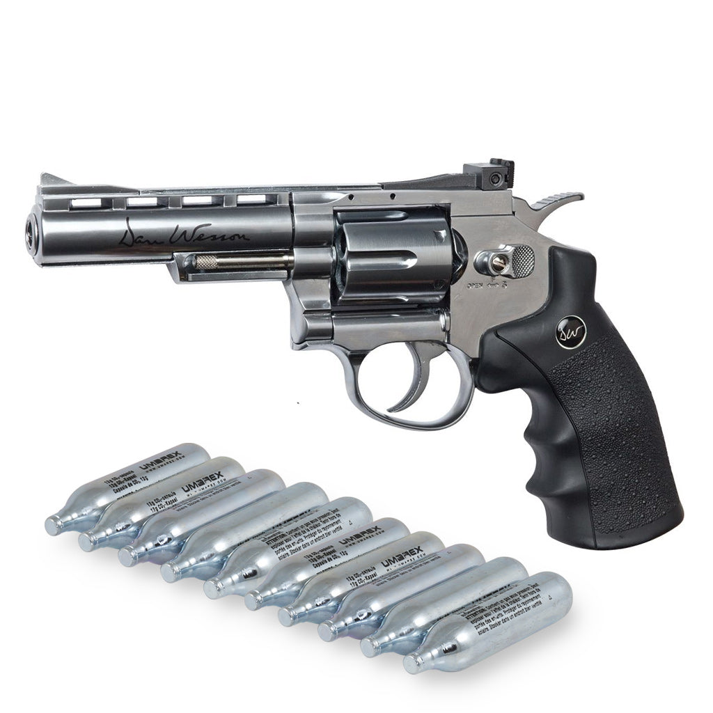 Dan Wesson 4" Silber 6mmBB CO2