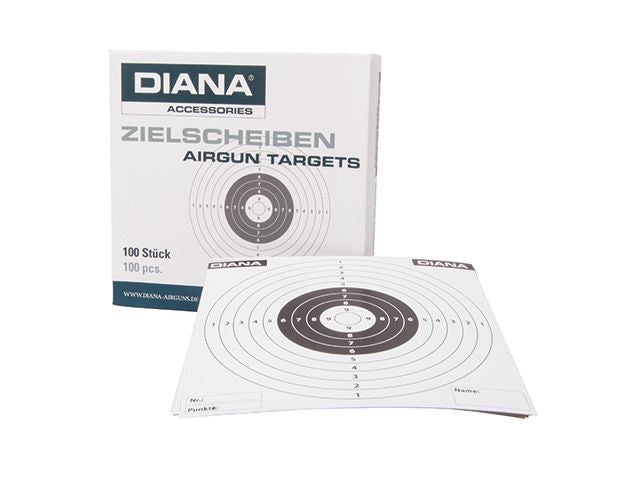 DIANA Zielscheiben 14cm X 14cm