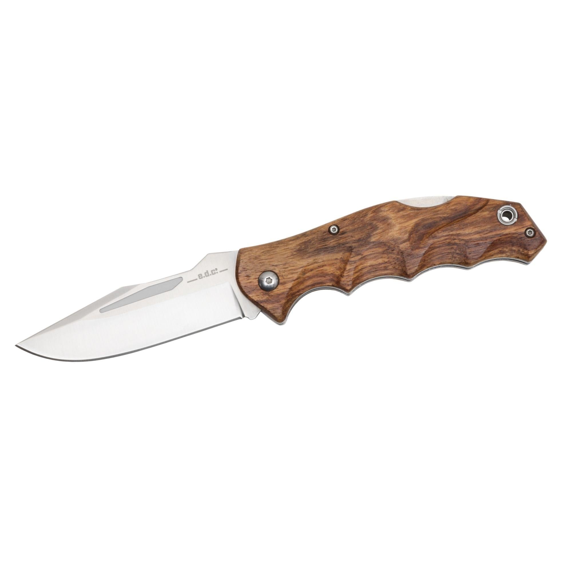 e.d.c. Taschenmesser Urban – elegantes Alltagsmesser mit Holzgriff