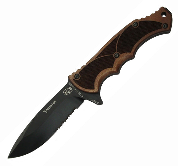 Eickhorn Venator Wood Outdoor Messer Inkl. Lederscheide
