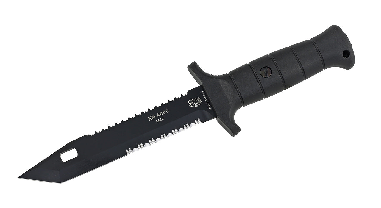 EICKHORN Kampfmesser KM4000 Wellenschliff mit Cordura Scheidensystem