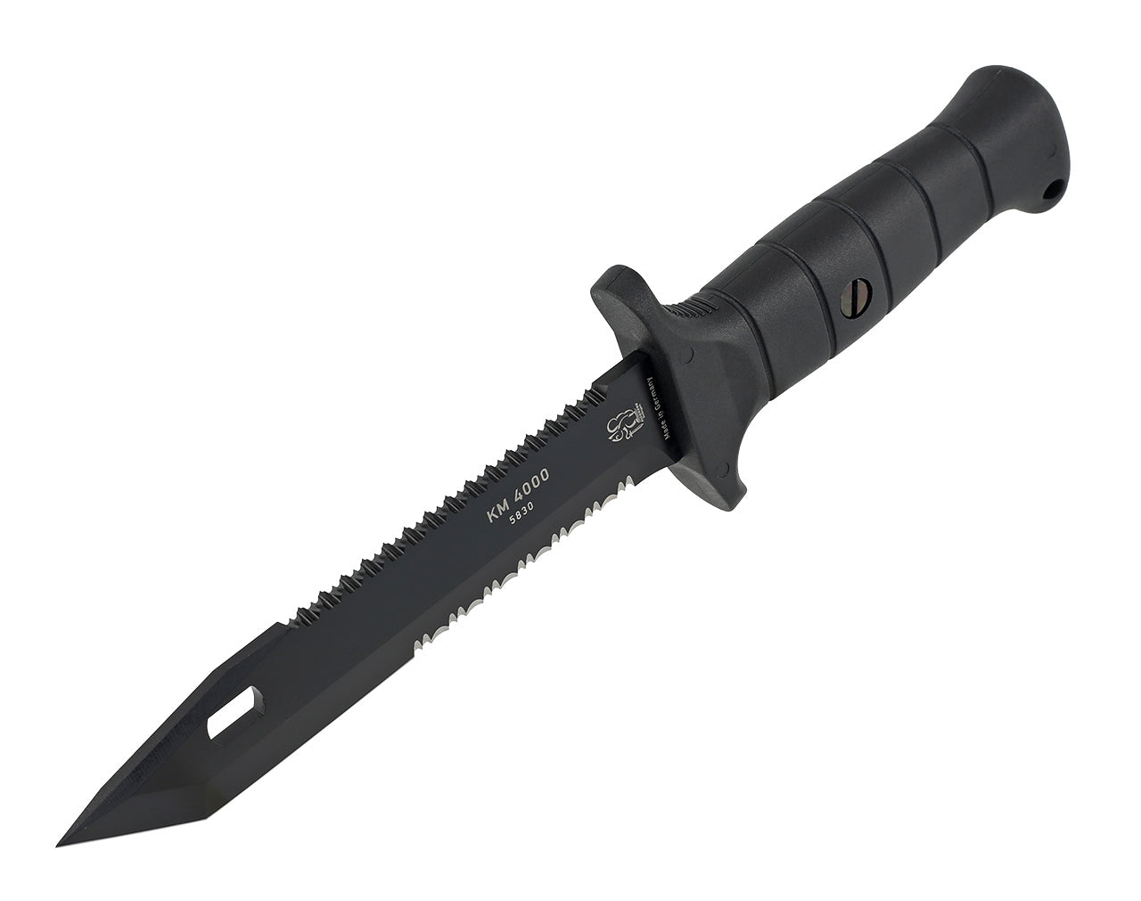 EICKHORN Kampfmesser KM4000 Wellenschliff mit Cordura Scheidensystem