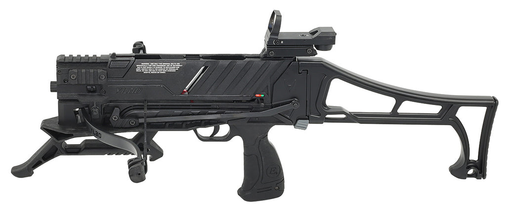 VLAD Pistolenarmbrust mit Magazin und Schulterstütze - 60 lbs / 90 lbs Zuggewicht