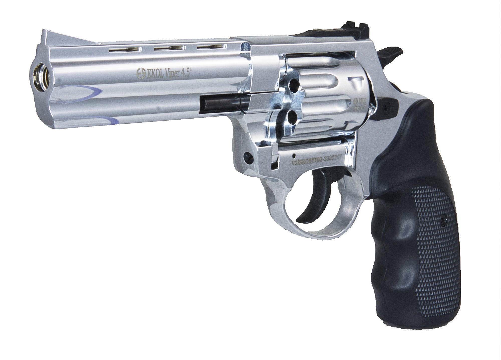 EKOL Viper Schreckschuss Revolver Chrom 4,5" Zoll Kaliber 9mm RK