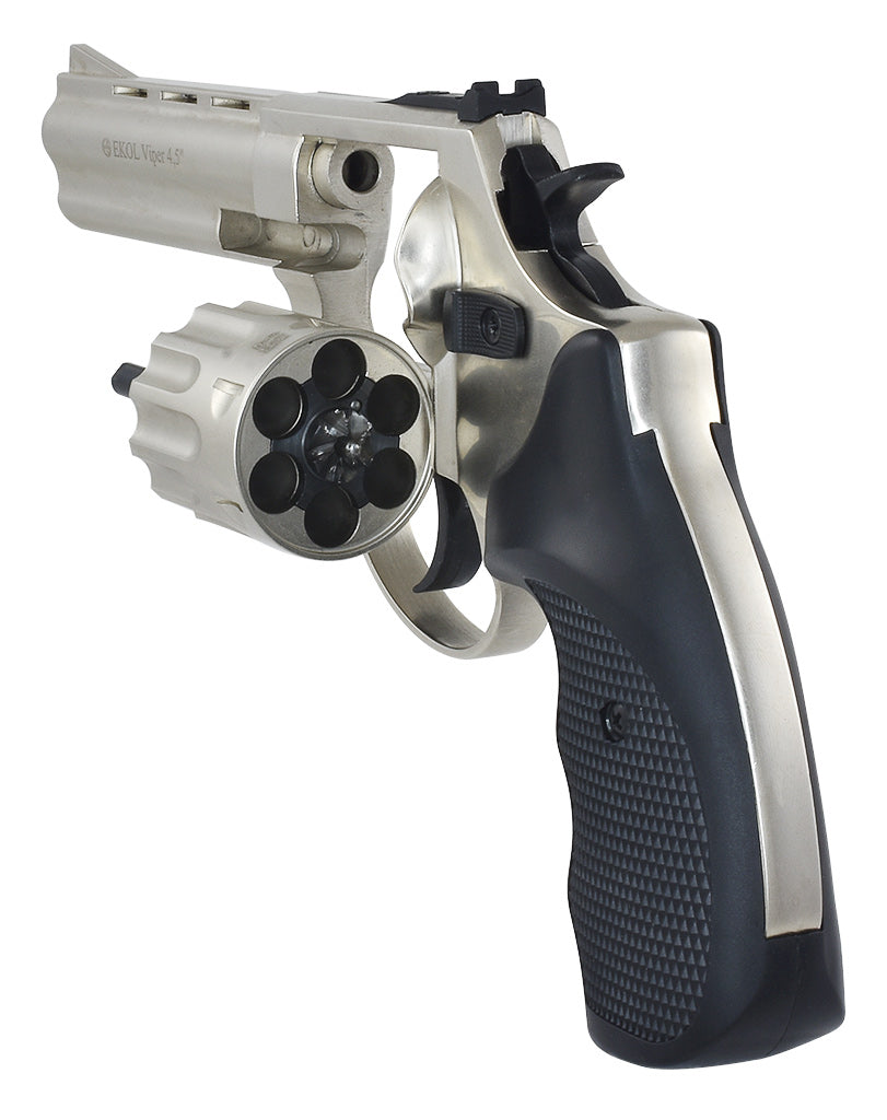 EKOL Viper Schreckschuss Revolver Nickel 4
