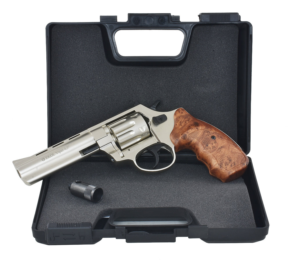 5" Zoll 9mm RK mit Griffschalen in Holzoptik