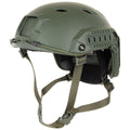 FAST Fallschirmjäger Helm mit Rails, oliv