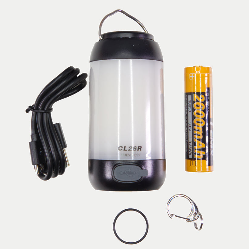 TOP ! Fenix CL26R USB LED Zeltlampe / Campingleuchte