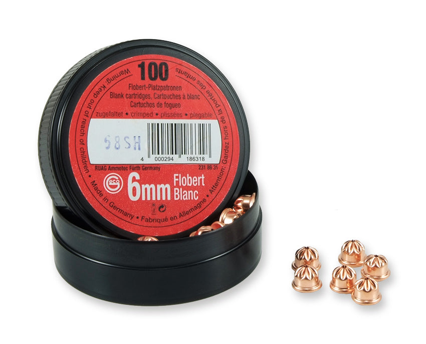 Geco Knallpatronen 6mm Flobert für Schreckschuss 100 Schuss