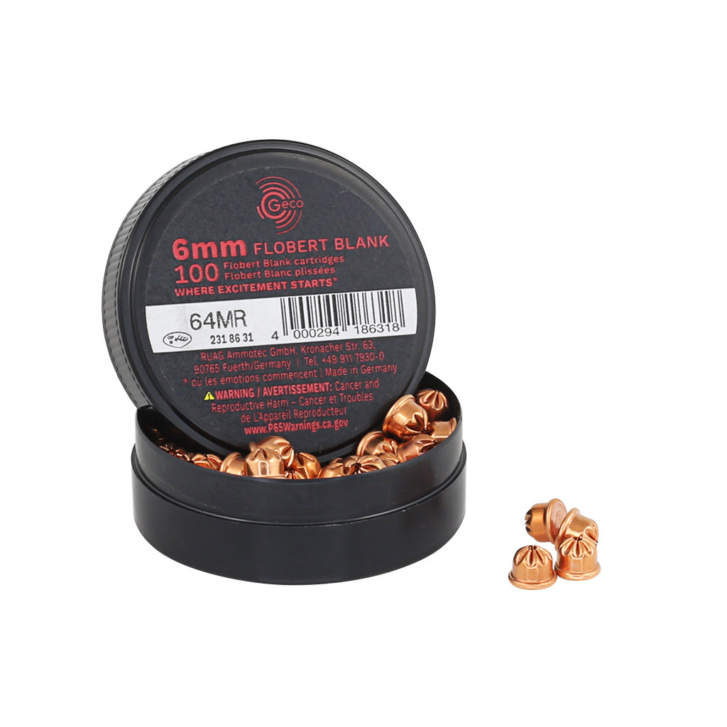 Geco Knallpatronen 6mm Flobert für Schreckschuss 100 Schuss