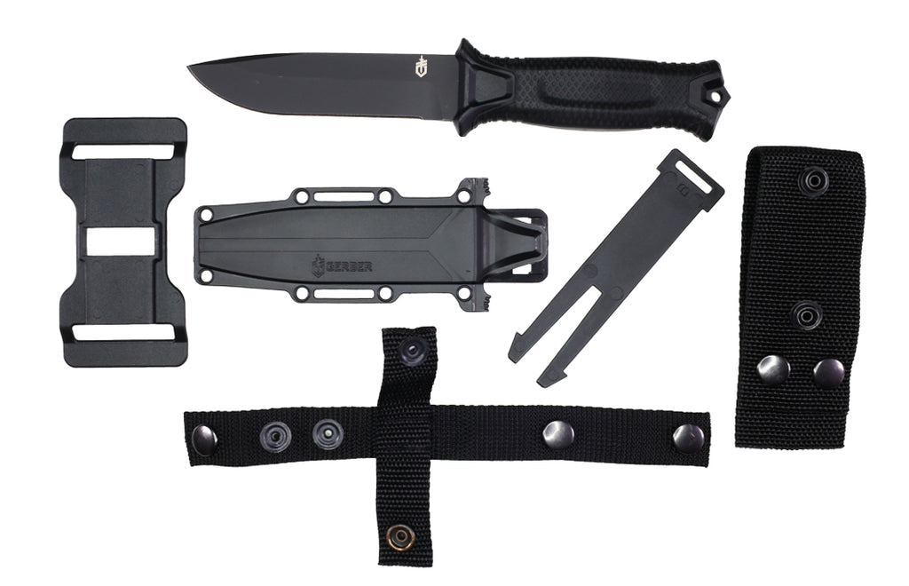 Modulare Kunststoffscheide mit zusätzlichen Nylonriemen