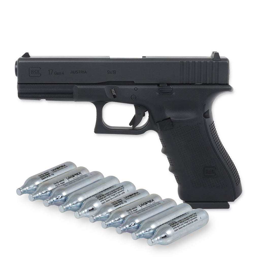 Glock 19X CO2 Blowback Luftpistole 4,5mm BB Sparset +10 CO2 Kapseln