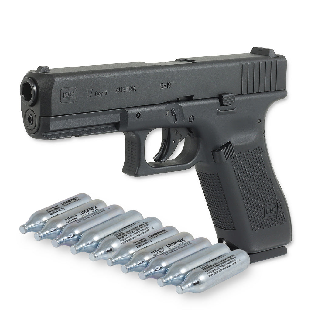Glock 17 GEN 5 CO2 Blowback Airsoft 6mm BB +10 CO2 Kapseln