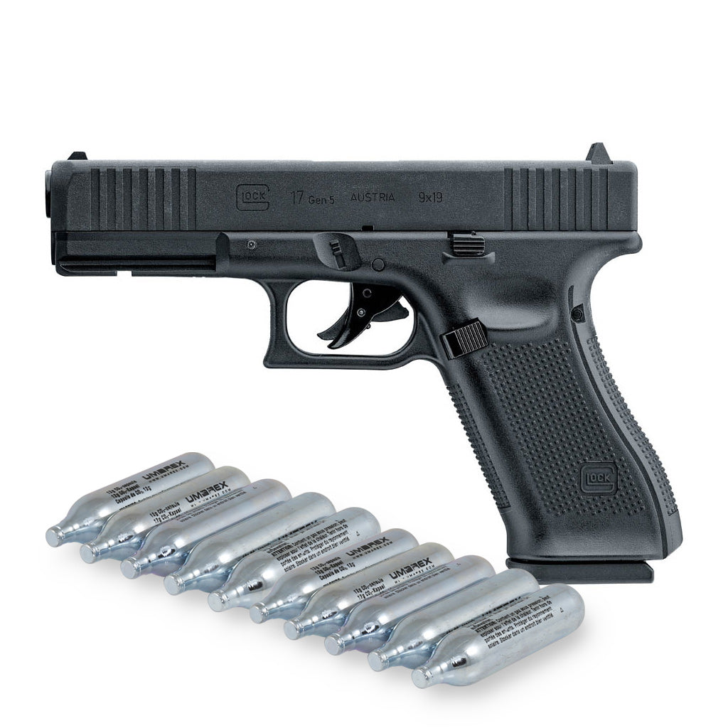 Glock 17 GEN 5 CO2 Blowback Luftpistole 4,5mm Diabolo 
