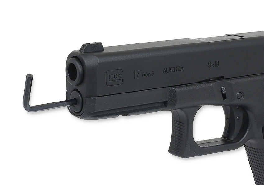 Glock 45 Gasblowback Airsoftpistole Kaliber 6mm (VFC) - Original Lizenz + Markings