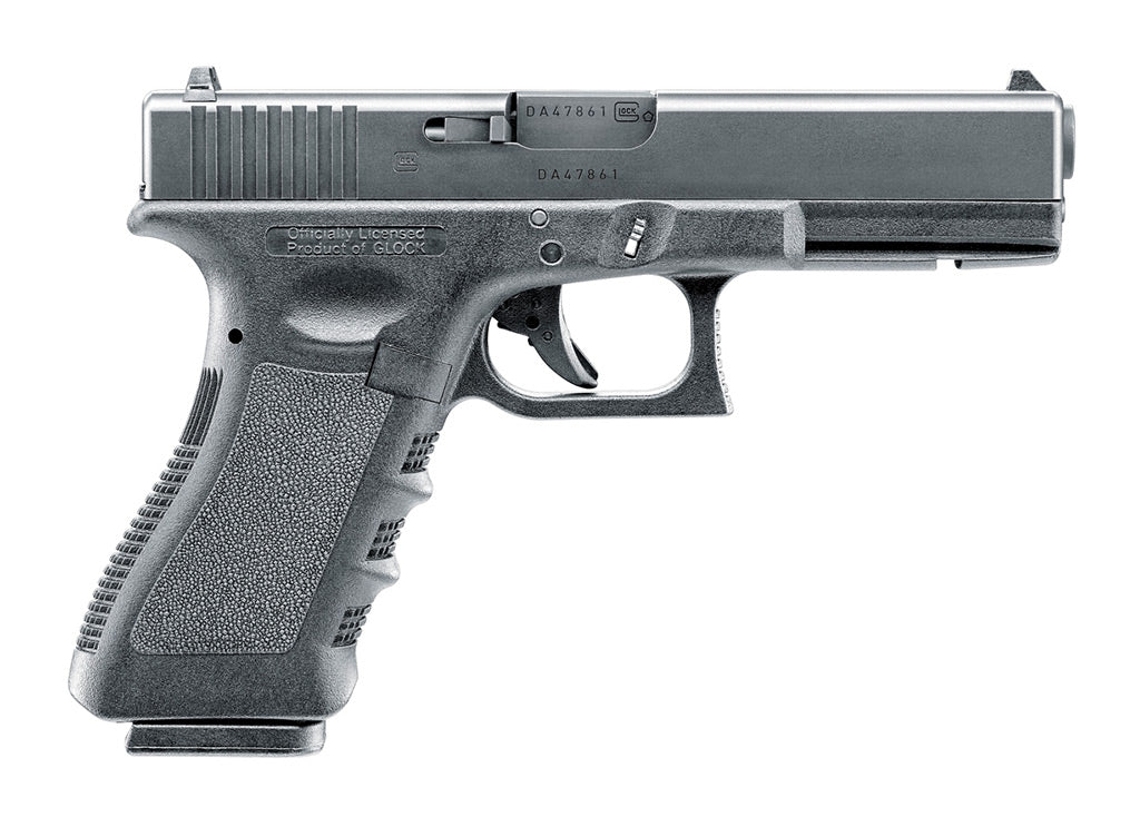 Glock 17 GEN3 Gasblowback Airsoftpistole Kaliber 6mm mit CNC-Aluminiumschlitten