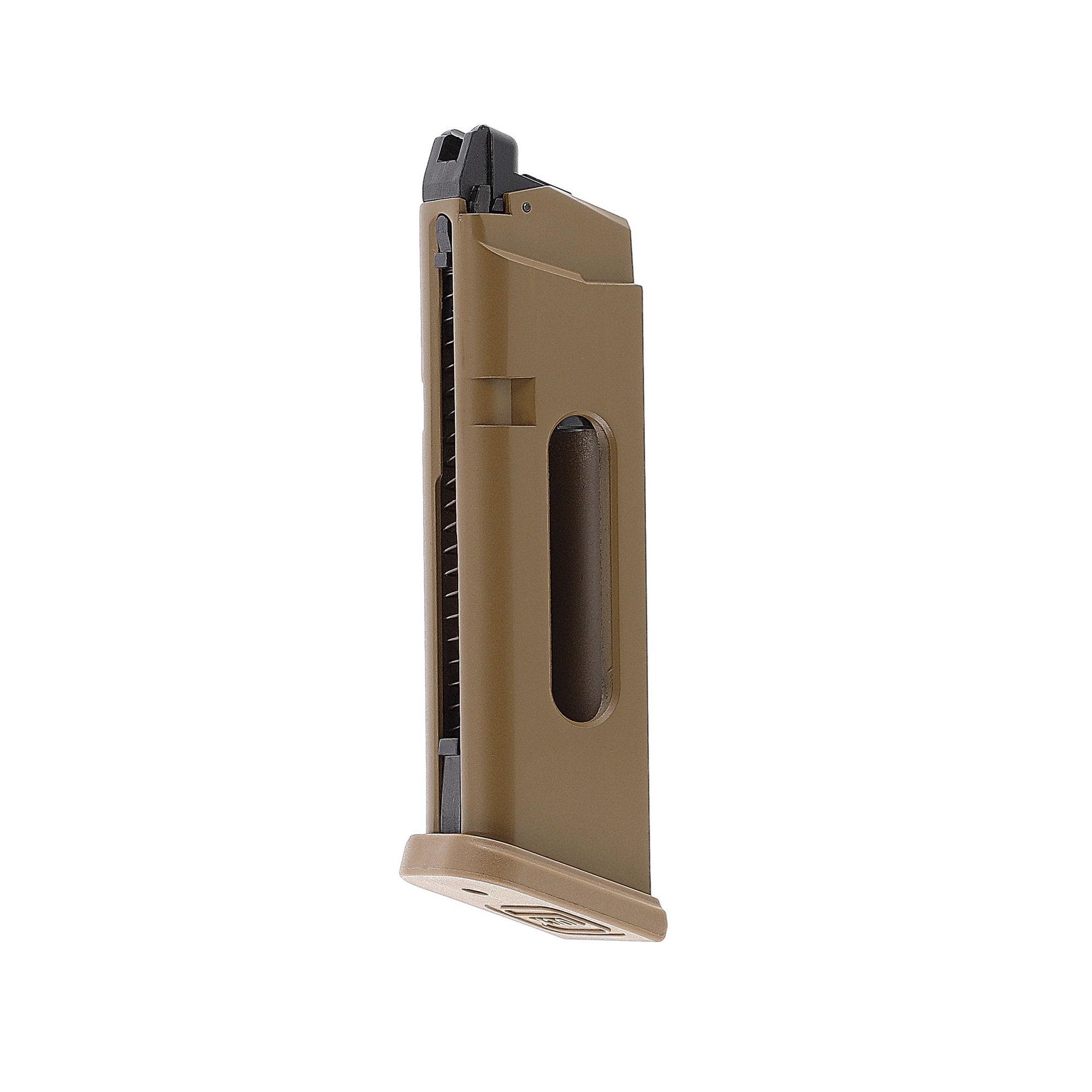 Magazin Glock 19X MOS Coyote CO2-Blowback Airsoftpistole Kaliber 6mm BB - Original Lizenz