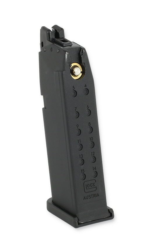 Magazin Glock 19 Gasblowback für Airsoftpistole Kaliber 6mm BB - Original Lizenz