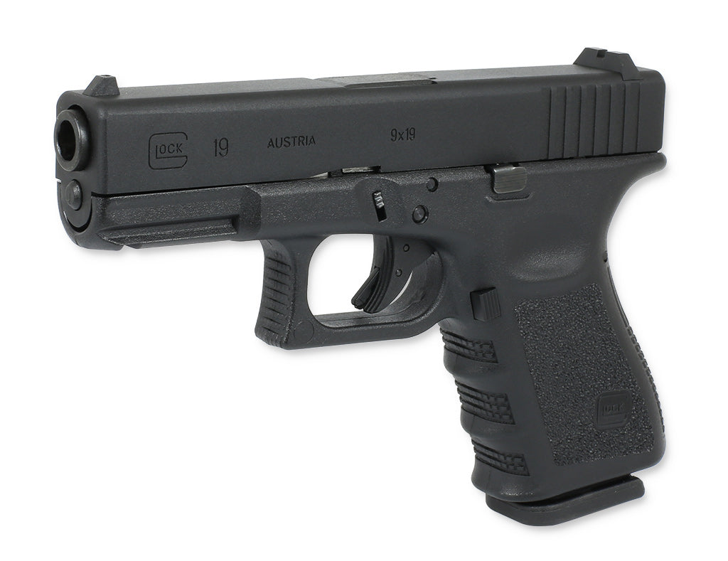 Glock 19 Gasblowback Airsoftpistole Kaliber 6mm BB - Original Lizenz und Markings