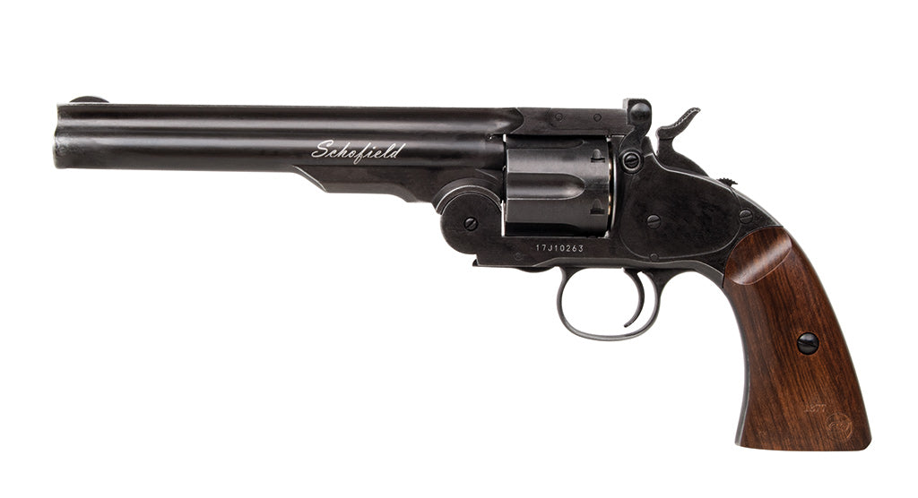 Schofield 6" CO2 Revolver Aging Black