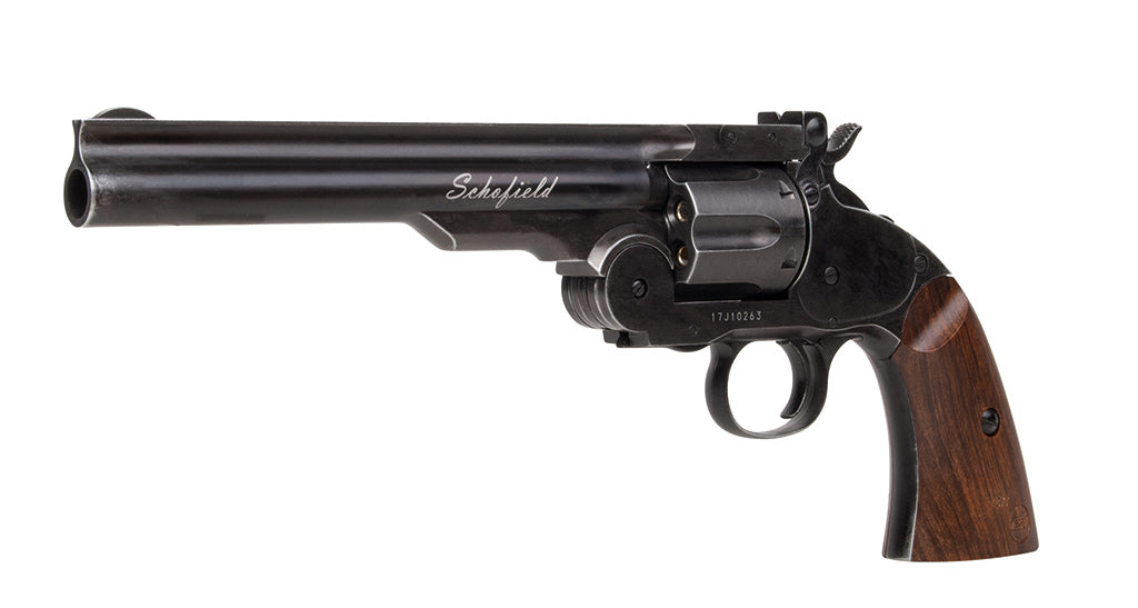 Schofield 6" CO2 Revolver Aging Black