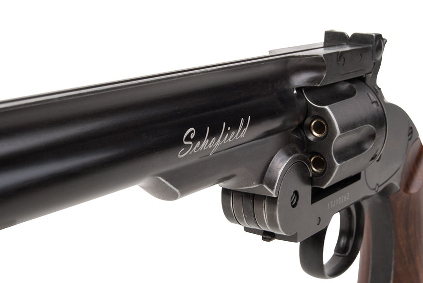 Schofield 6" CO2 Revolver Aging Black