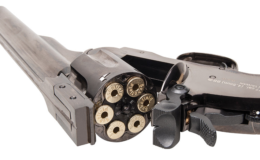 Schofield 6" CO2 Revolver Steel Grey 4