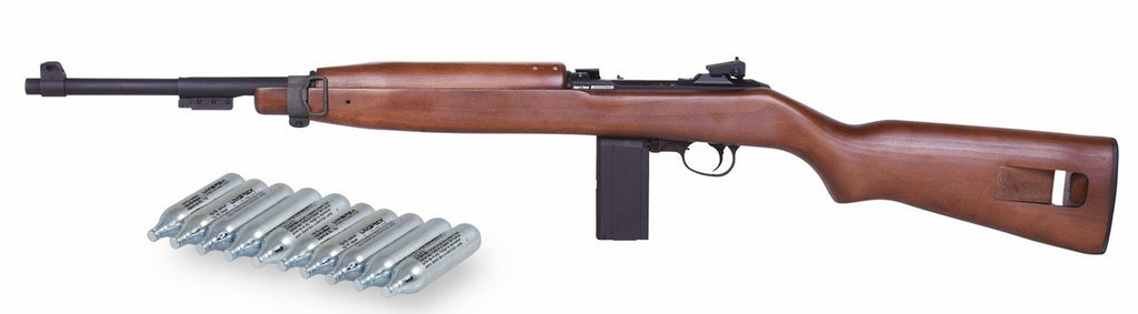 Springfield M1 Carbine Echtholz CO2 Luftgewehr 4,5mmBB Sparset +10 CO2 Kapseln 