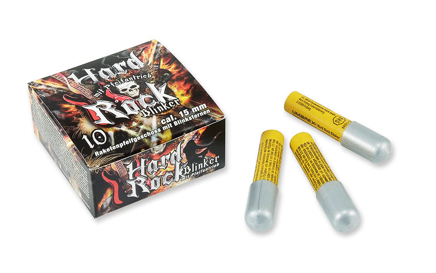 Hard Rock Blinker 10 tlg. Feuerwerk für Schreckschuss