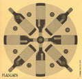 Zielscheiben "Flaschen" 14x14