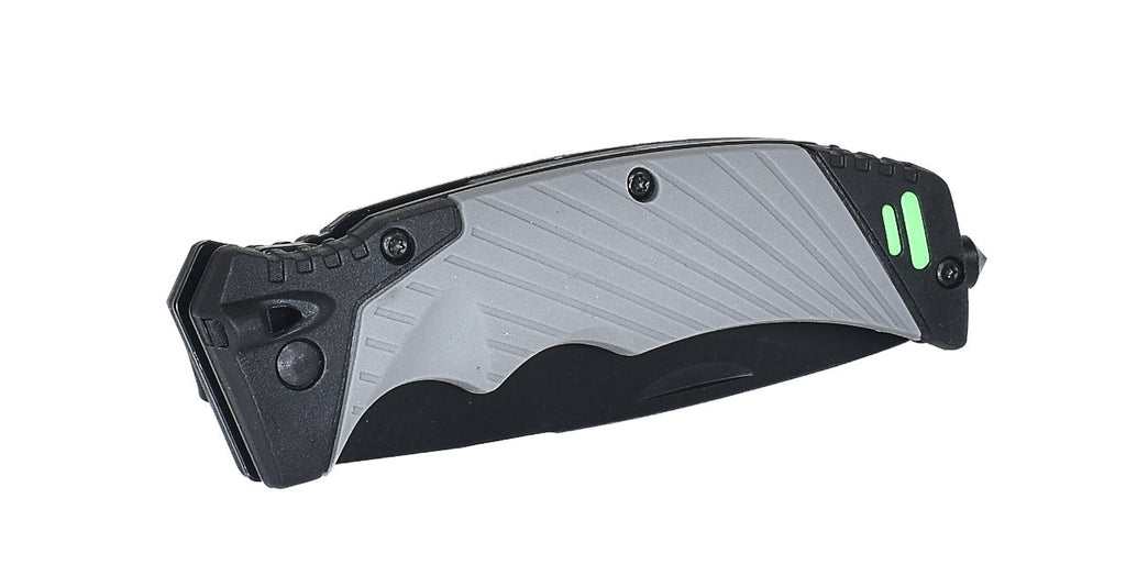 Outdoor EDC Taschenmesser "4 in 1" | Feuerstarter | Glasbrecher | Notpfeife