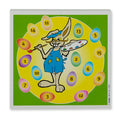 Glücksscheibe Osterhase 14x14cm Luftgewehr / Luftpistole