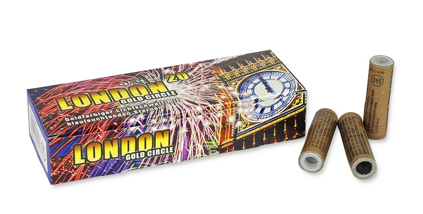 London Gold Circle 20 tlg. Weco Pyro Feuerwerk für Schreckschuss 