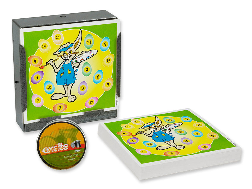 Kugelfang Set - 14x14 Kugelfang - 50 Zielscheiben - 500 Diabolos