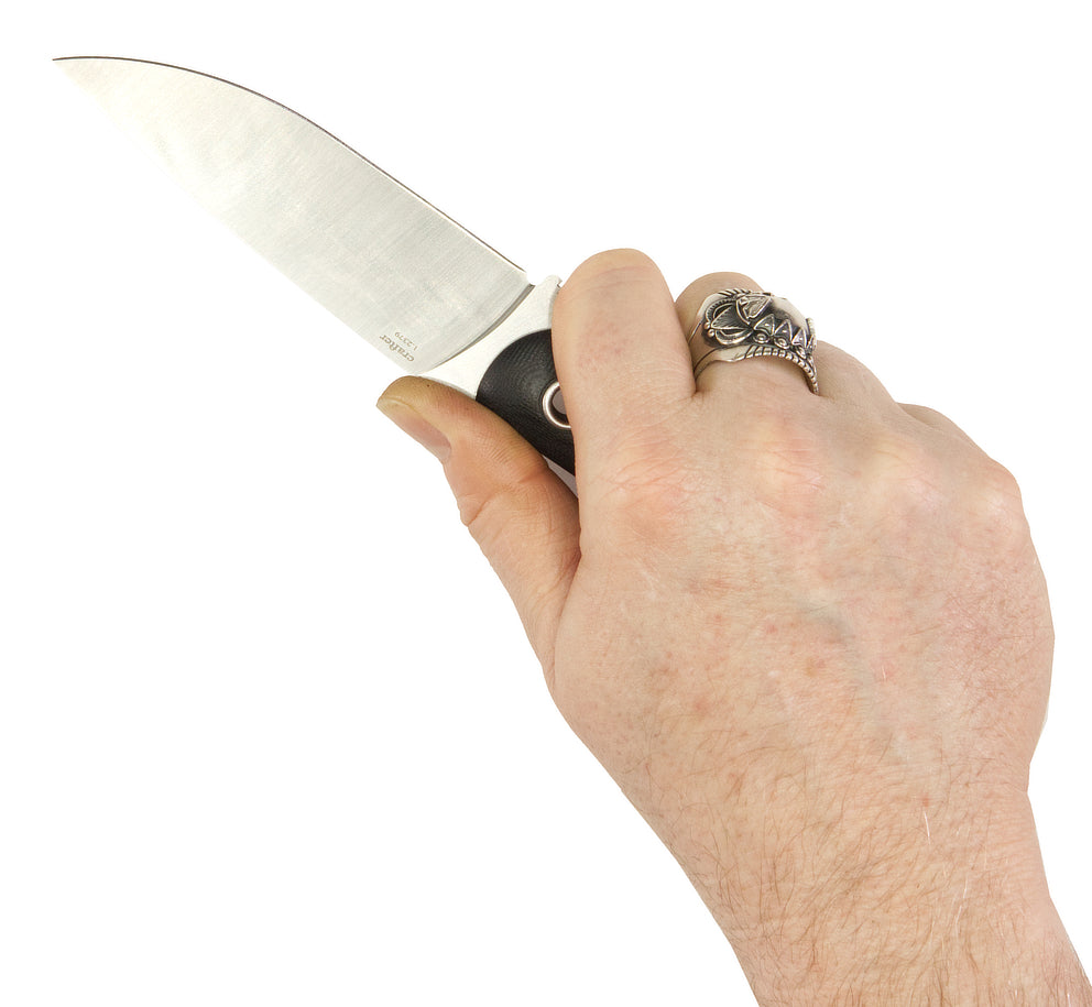 Manly Crafter D2 Black G10 Feststehendes Messer