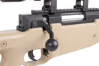 MB01 Tactical Sniper Tan - 6mm Airsoft Scharfschützengewehr - Mit Zielfernrohr & Zweibein