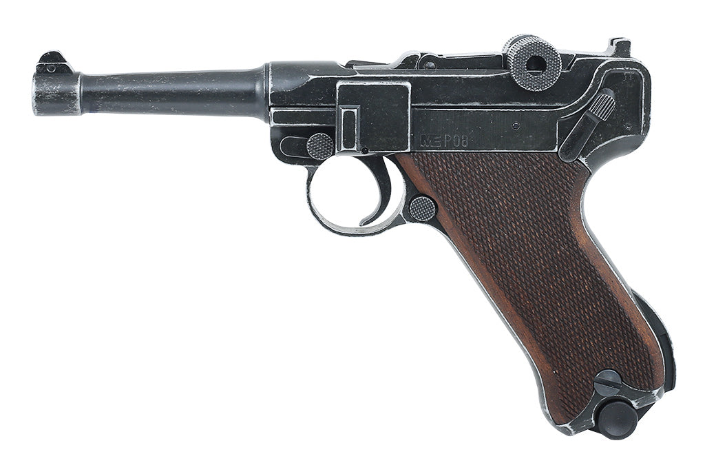 Schreckschuss Pistole ME P08 Luger Antik Look 9mm PAK